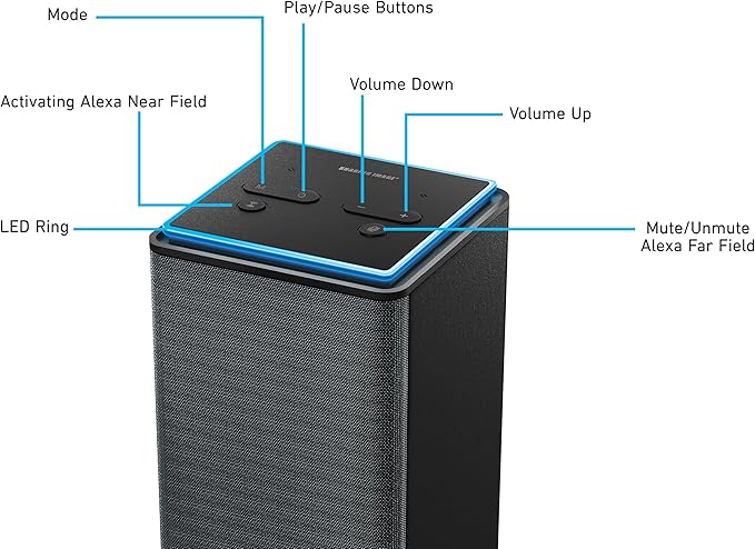 alexa tower speaker