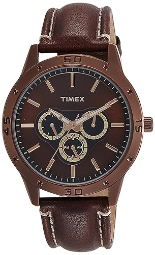 Analog Brown Dial Mens Watch-TW000U914
