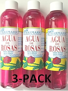 Agua De Rosas 8 Oz. Rose Water 3-PACK (8 oz. Each