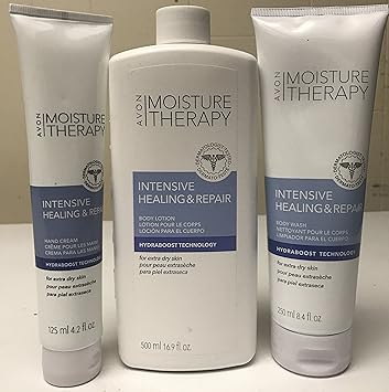 lot of 10 avon moisture therapy intensive healing & repair hand cream