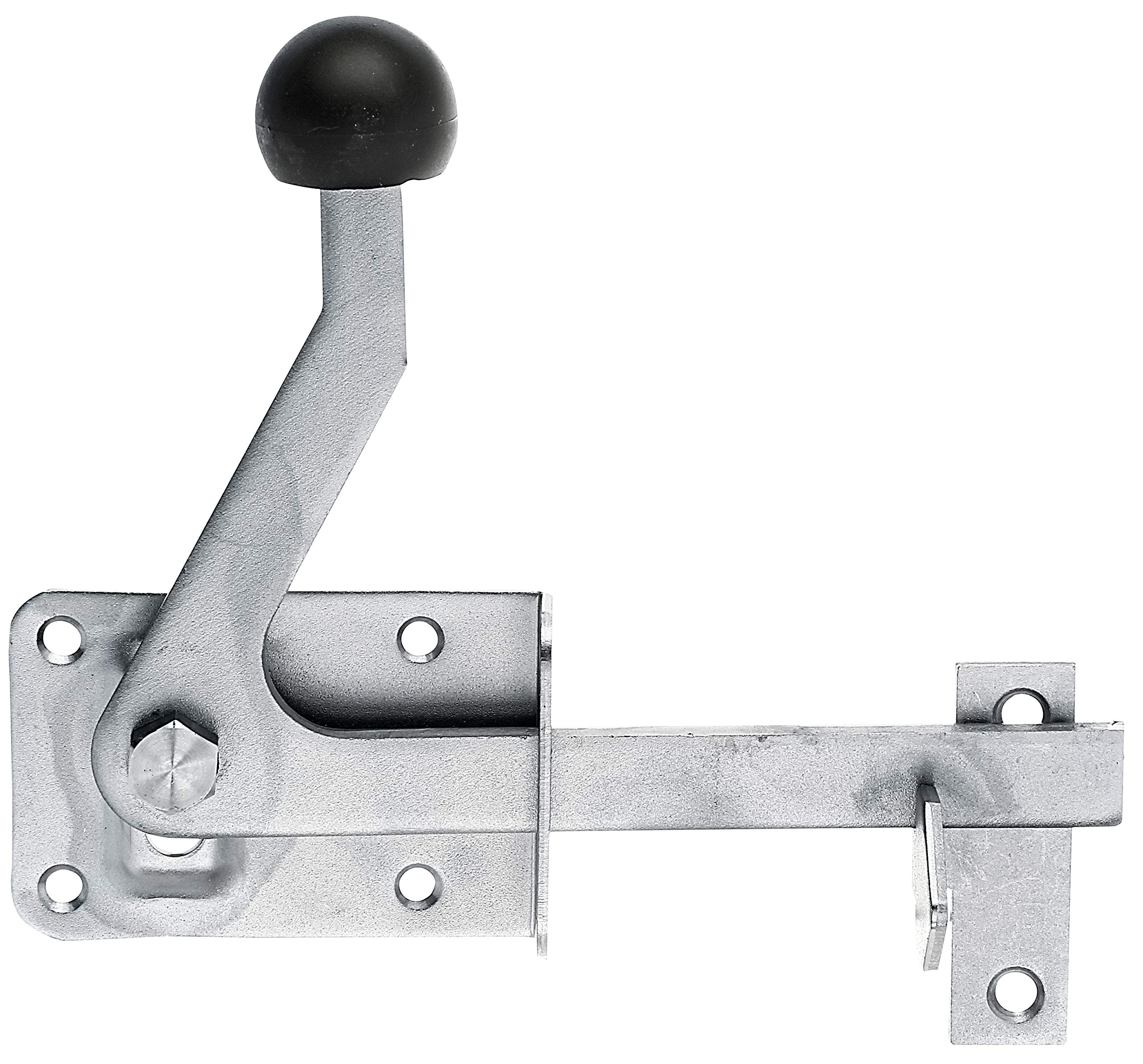 Gah-Alberts 326005 Garden Gate Latch/Rust-Proof Stainless Steel/Shot Peened / 80 x 55 mm Panel