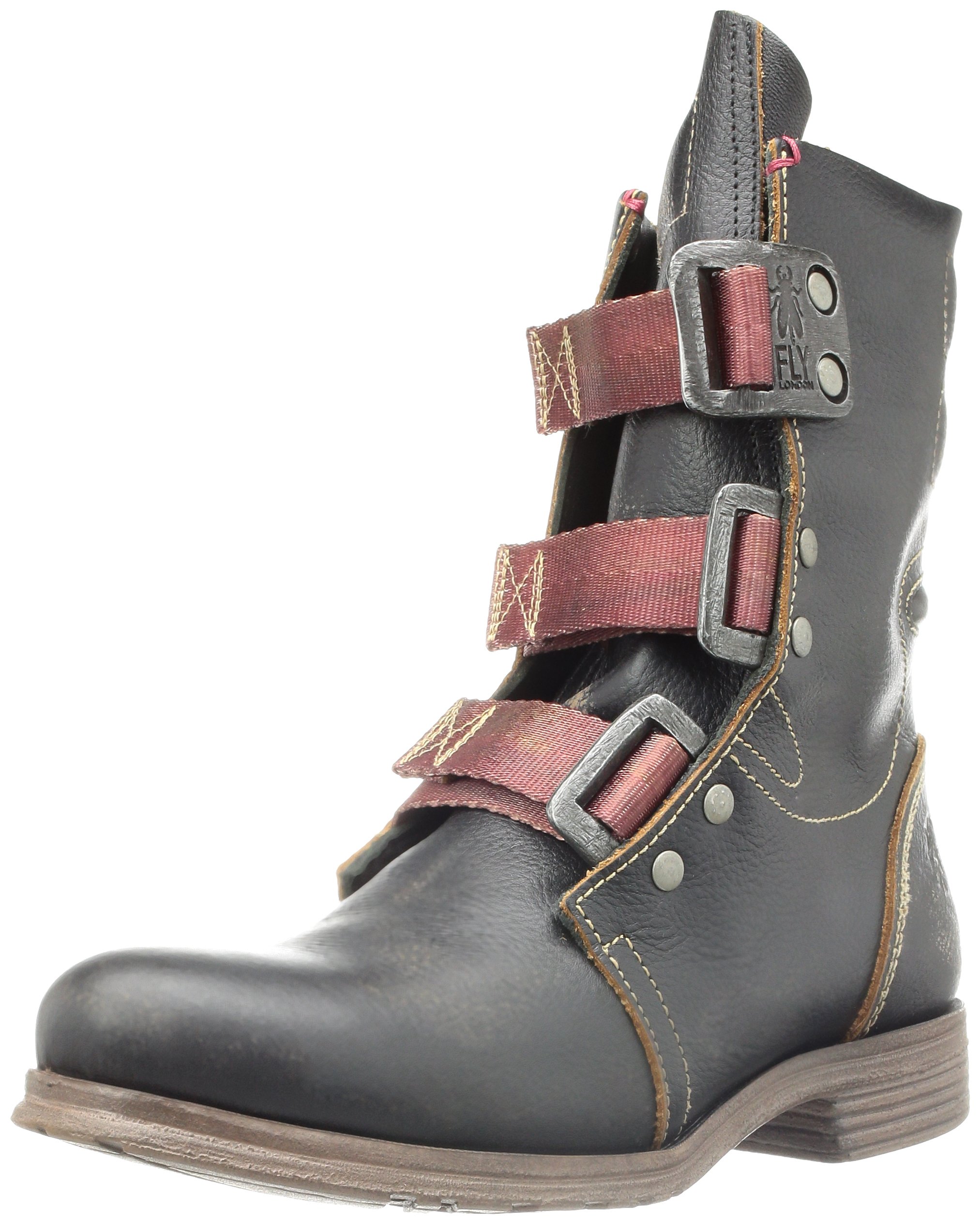 Fly London Stif Kraft, Women's Biker Boots - Black, 9 UK (42 EU)