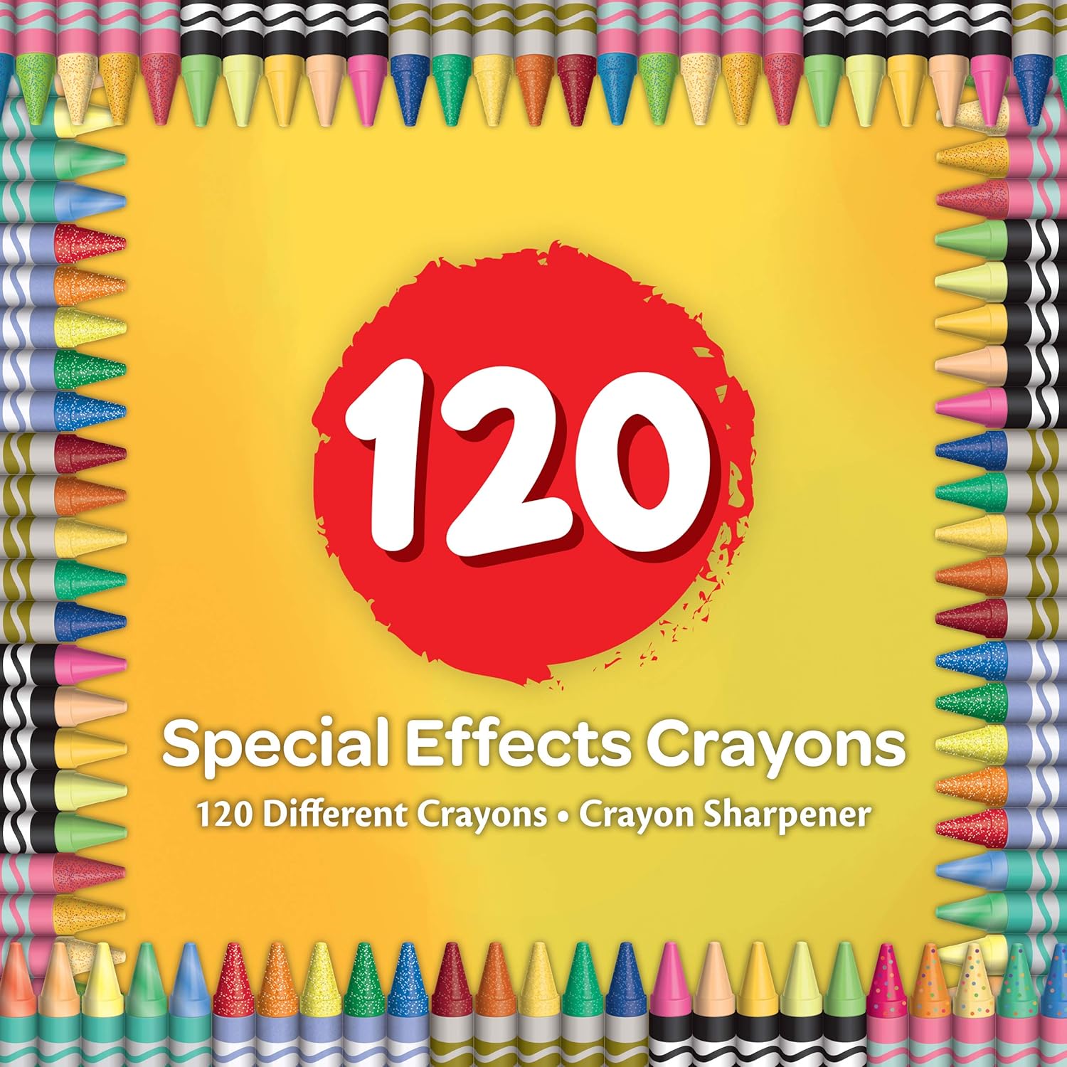 Crayola 120 Crayons in Specialty Colors,  Exclusive Coloring Set, Gift for Kids, Ages 4, 5, 6, 7: Toys & Games