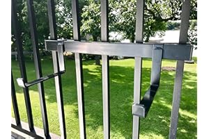 Hold It Mate Planter Box Mounting Hardware for Vertical Spindled Deck Railing 20"