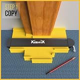 XEEMYX 2 Pack Contour Gauge with Lock 5" & 10" Plastic Profile Tool for view 7
