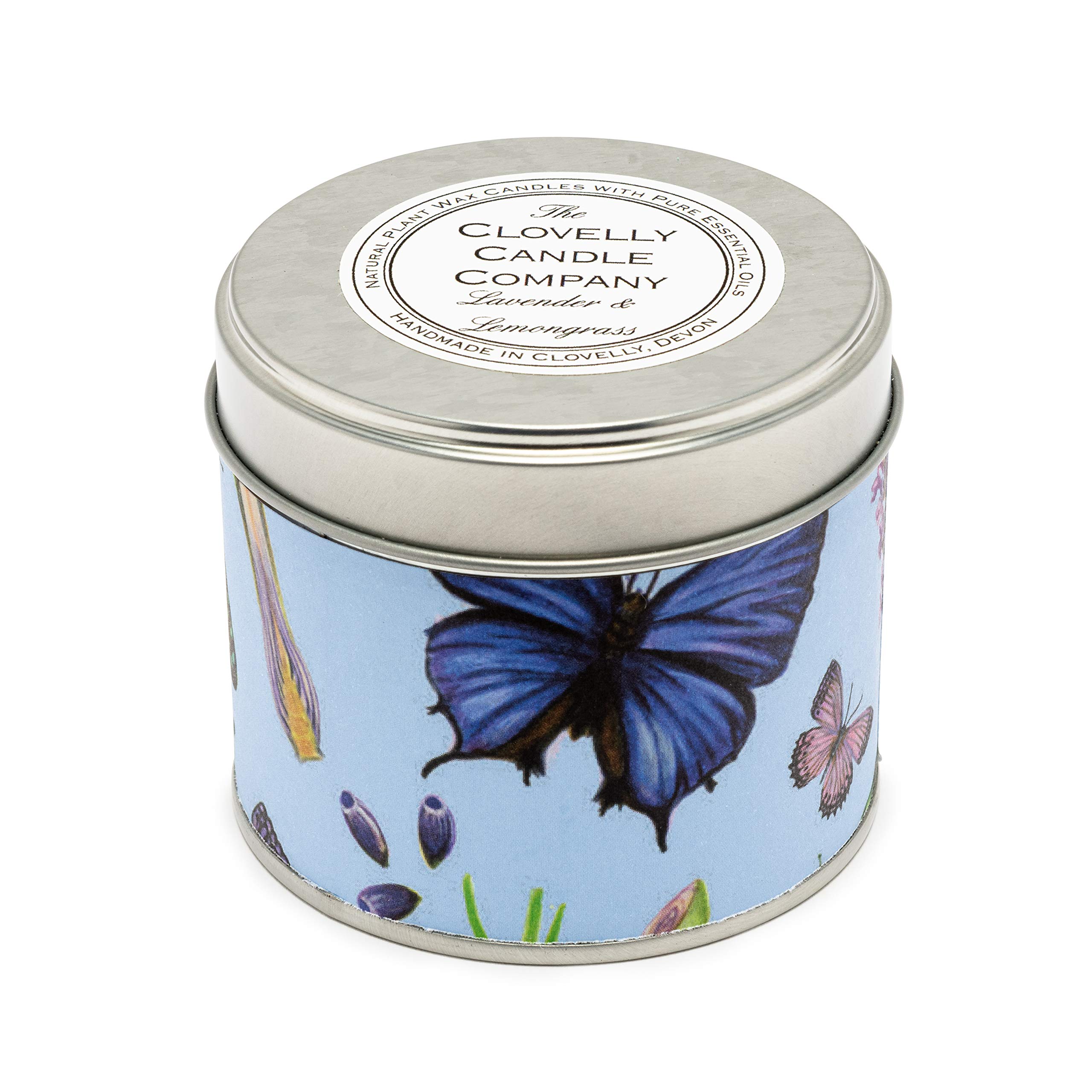 Clovelly Soap Co Handmade Natural Scented Lavender & Lemongrass Aromatherapy Soy Wax Vegan Candle
