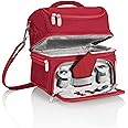 ONIVA - a Picnic Time Brand Pranzo Insulated Lunch Tote, Red