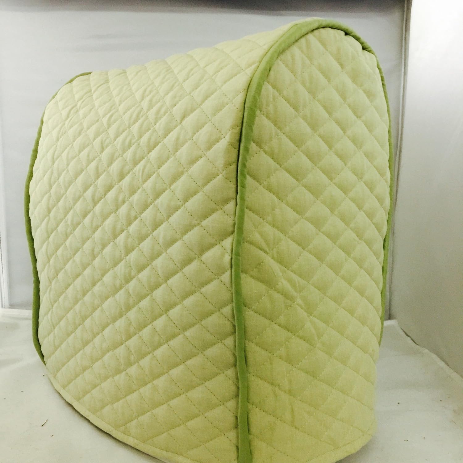 Simple Home Inspirations Sage Quilted Double Faced Cotton Cover Compatible with Kitchenaid Stand Mixer, Lift Bowl