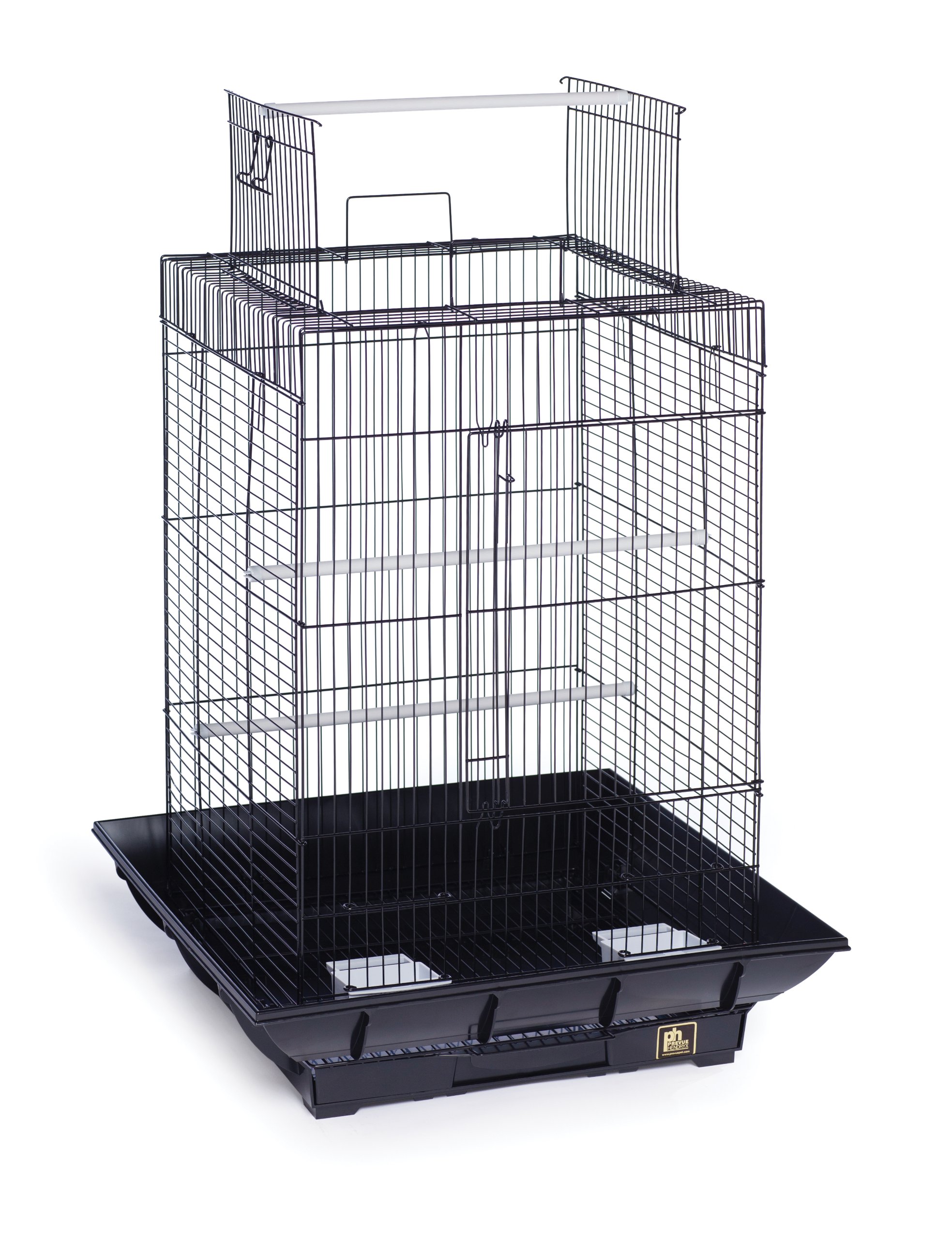 Prevue Hendryx SP851B/B Clean Life Play Top Cage, Black
