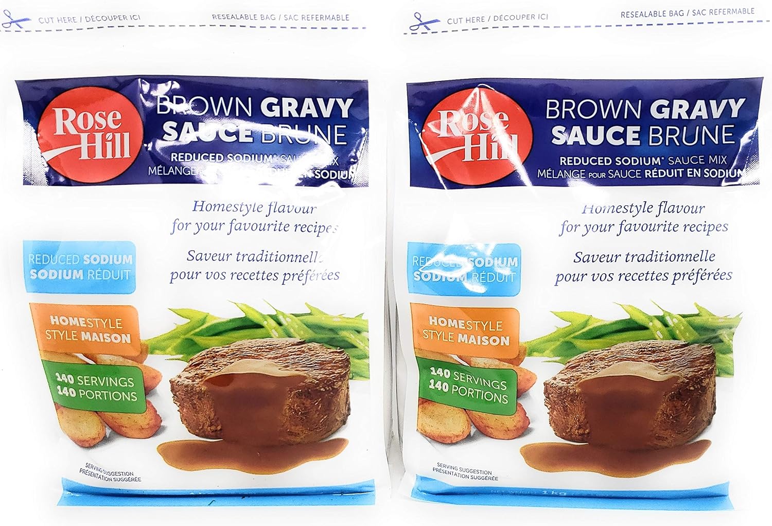 Rose Hill Brown Gravy / Sauce Brune de Rose Hill 2 Pk (1 Kg Each