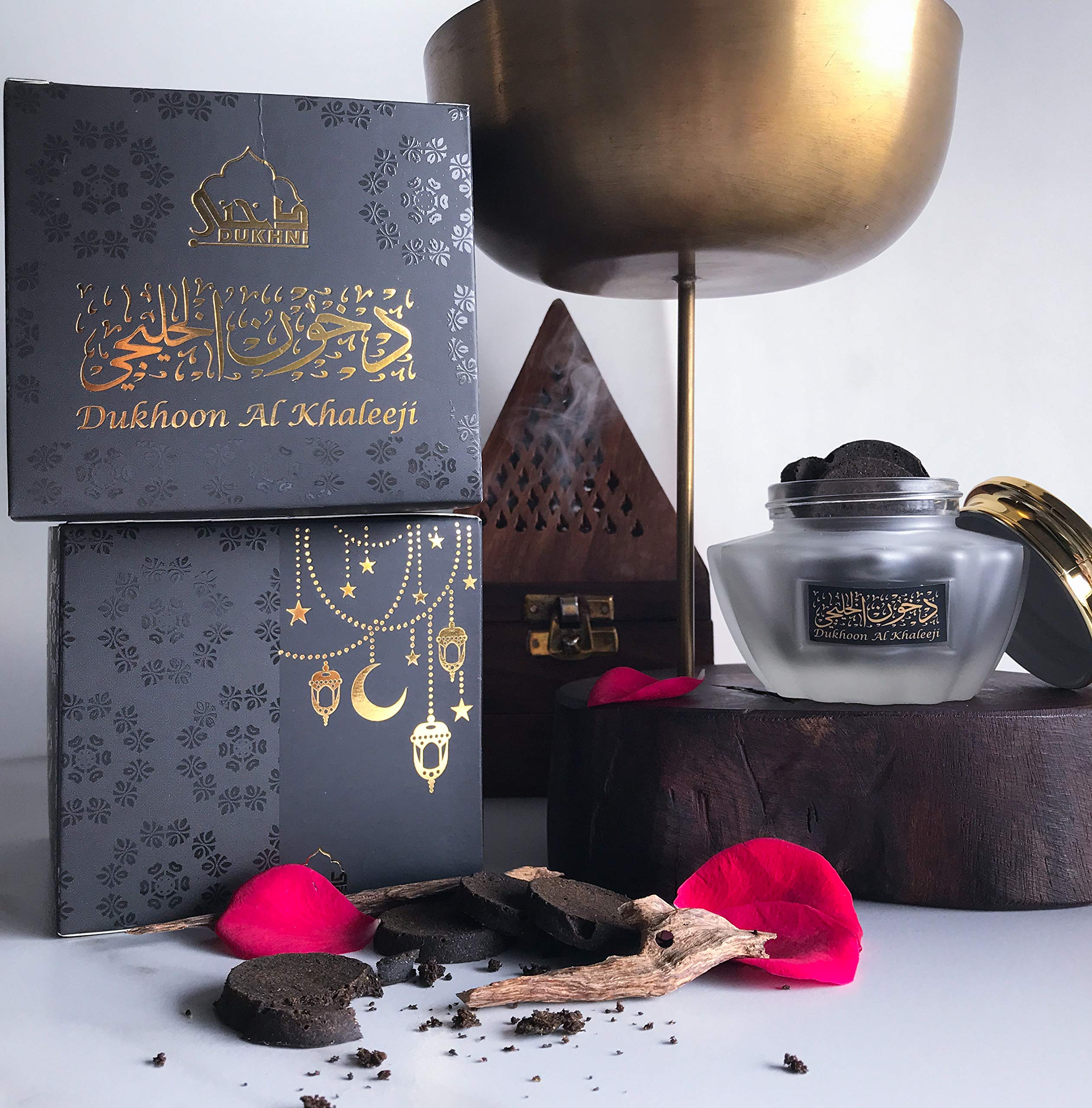 Dukhoon Al Khaleeji Oud Bakhoor Luxury Arabic Incense. Can be Used on