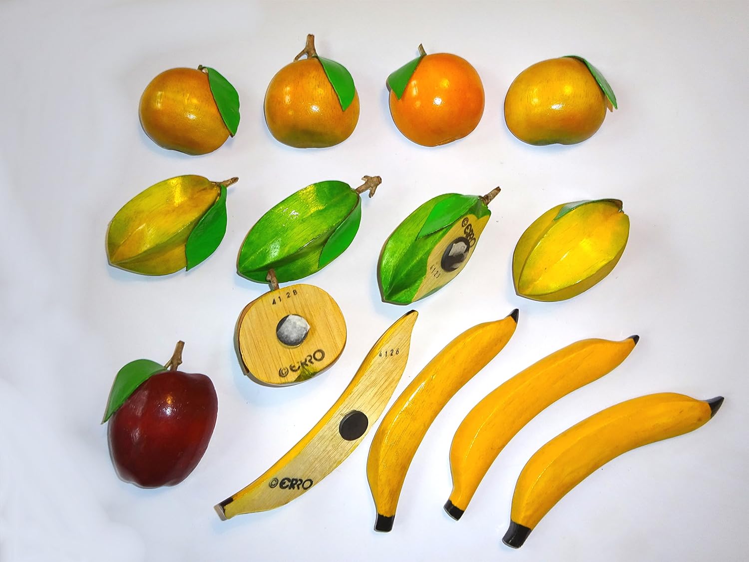 fruta Madera Imanes la Deko – Fruta Set 12teilig – Idea Imanes ...