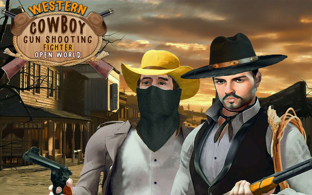 Western Cowboy Gun Shooting Fighter Open World