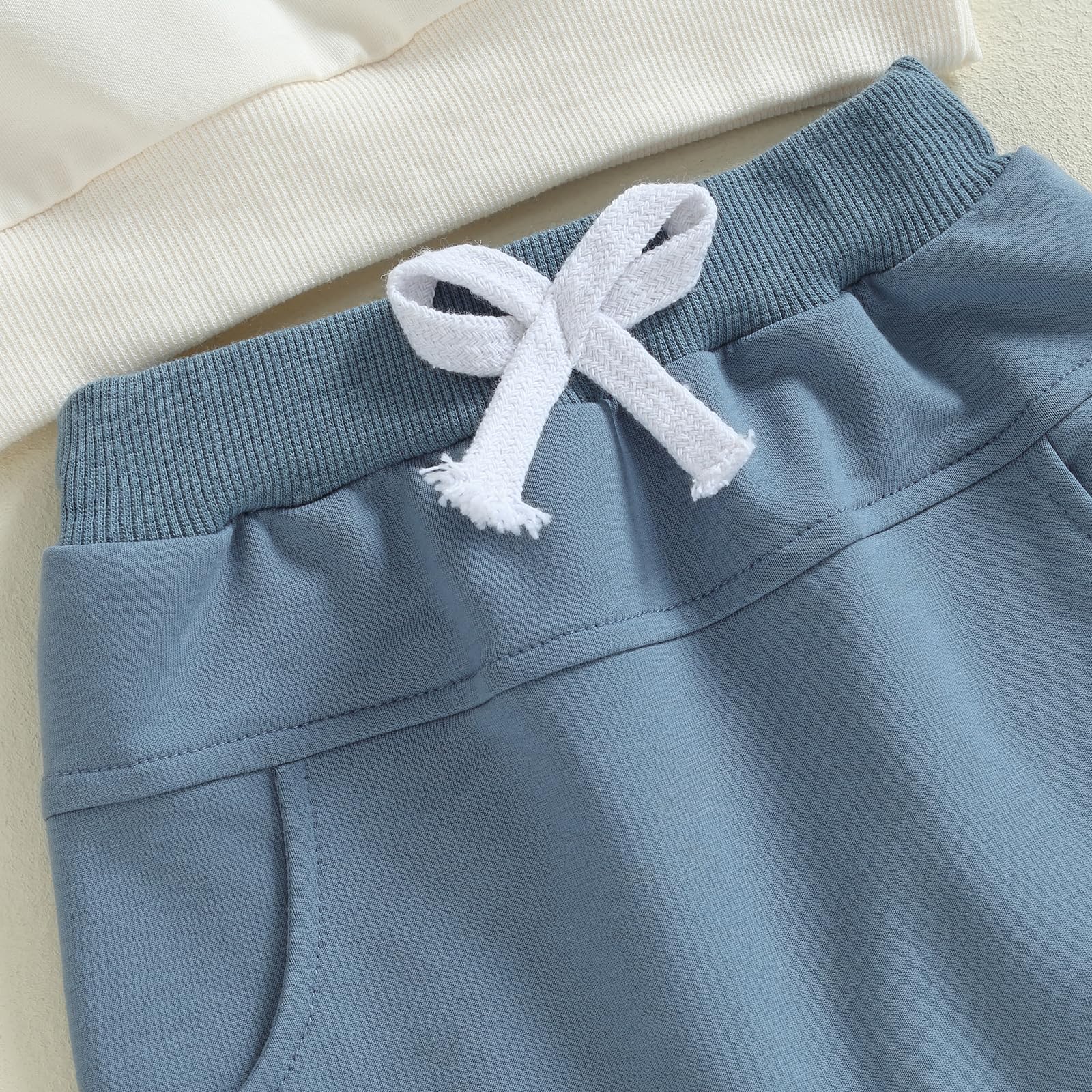 Sejardin Toddler Baby Boy Fall Winter Clothes Mamas Little Boy Outfit Letter Long Sleeve Sweatshirts and Jogger Pants Set