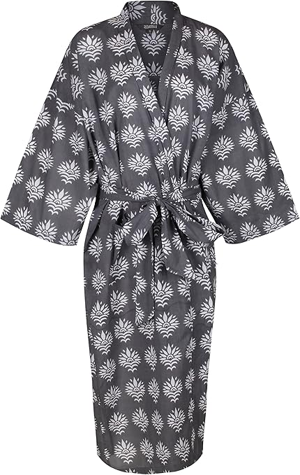 bademantel damen leicht baumwolle