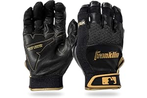 Franklin Sports MLB Shok-Sorb X Baseball Batting Gloves