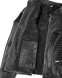 Decrum Leather Jackets for Women - Womens Moto