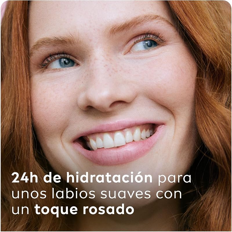 Soft Rosé (1 x 4,8 g), bálsamo labial rosa, cacao de labios para un brillo suave y luminoso, bálsamo hidratante para unos labios sedosos e hidratados