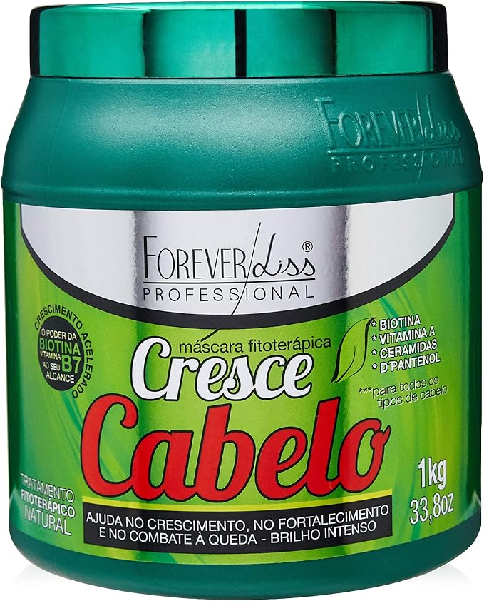 Máscara Cresce Cabelo, Forever Liss, 1Kg