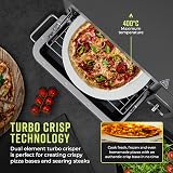 Tower T17141 Elite Pizza Oven 400C 5 Programs 15 Functions 2000W Grey view 5