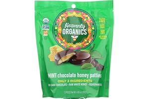Heavenly Organics Honey Patty Chocolate Mint Organic Bag, 4.66 oz