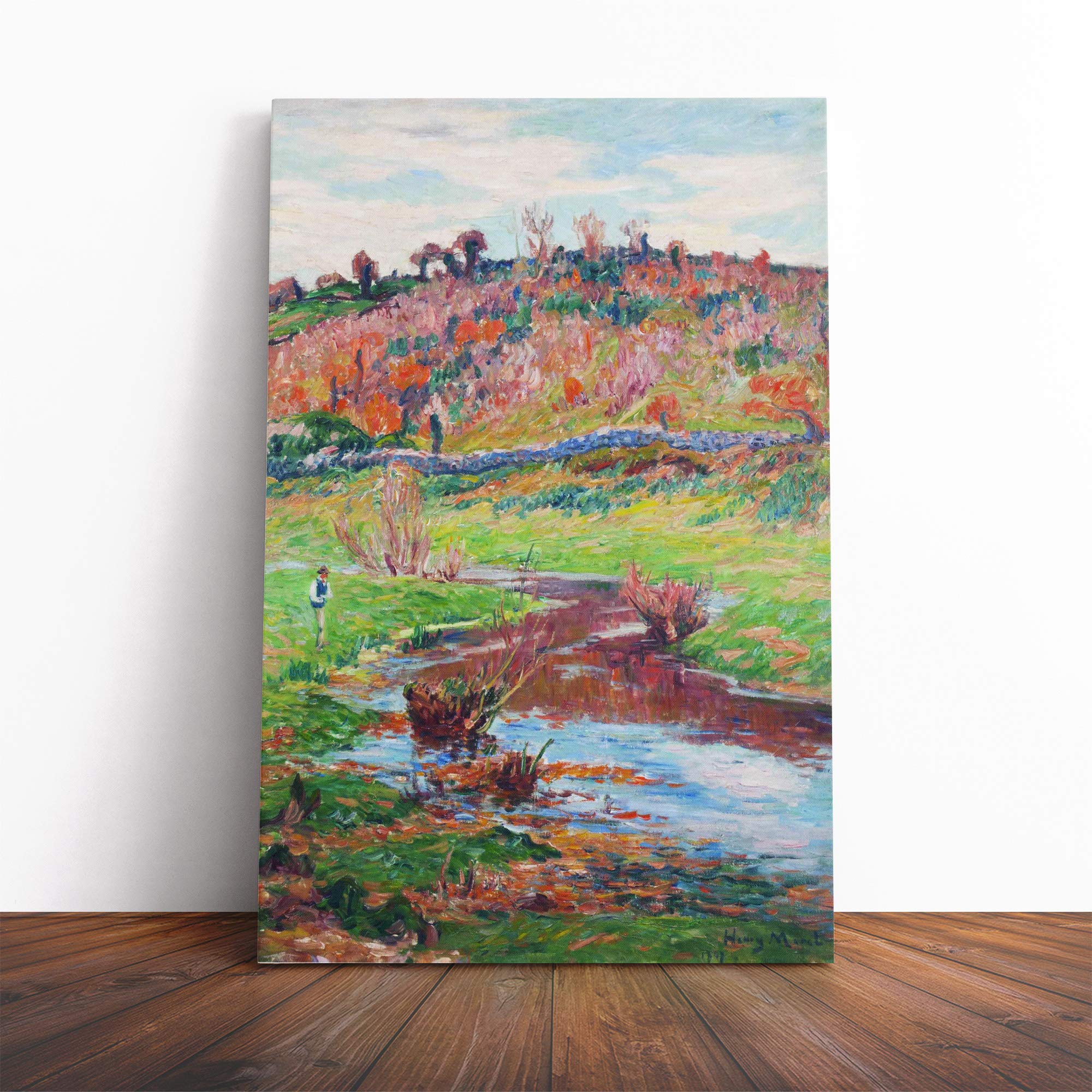 Henry Moret Lands Cape at Point Evan Canvas Print | Gallery Wrapped 30mm Frame Wall Art | 20x14 inches | Ready to Hang | Modern Picture | Living Room Bedroom Lounge Office