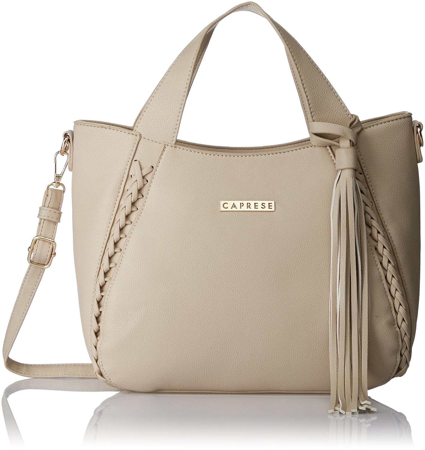 Buy Caprese Women Satchel (Beige)(SLCHRMDBEG) at Amazon.in