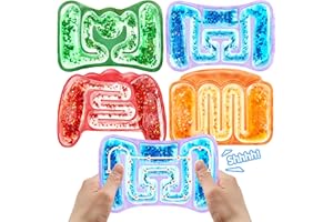 JOYIN 4 Pcs Sensory Fidget Toys for Kids, Autism Sensory Tubes Toys Stress Toys for Kids, Autism Hyperactivity, Stress Reliev