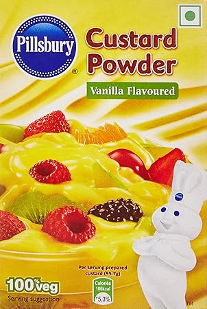 Pillsbury Custard Powder, Golden Vanilla, 100g