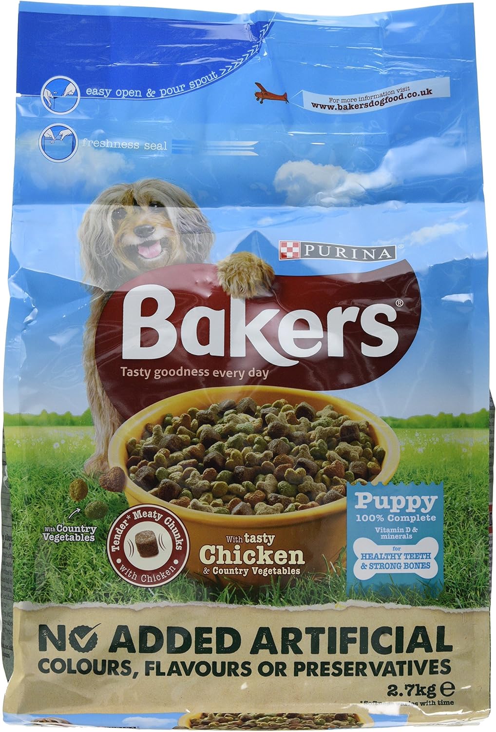 bakers puppy food 12.5 kg