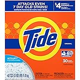 Tide Original HE Turbo Powder Laundry Detergent, 30 Loads, 42 Oz