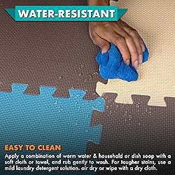 ProSource Foam Puzzle Floor Play Mat for Kids and