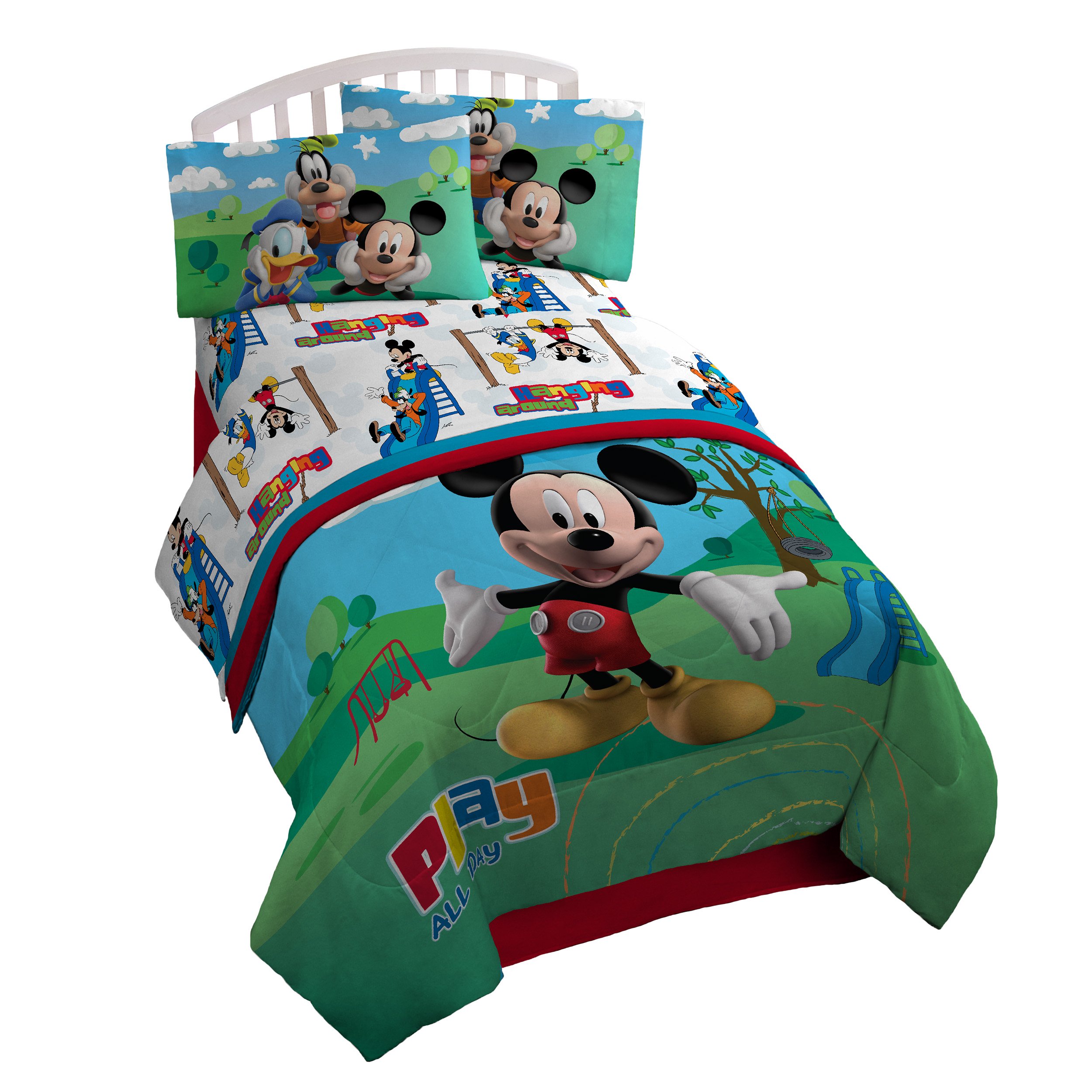 Disney Mickey Mouse Clubhouse 6pc Twin Sheet Set & Twin Comforter Set