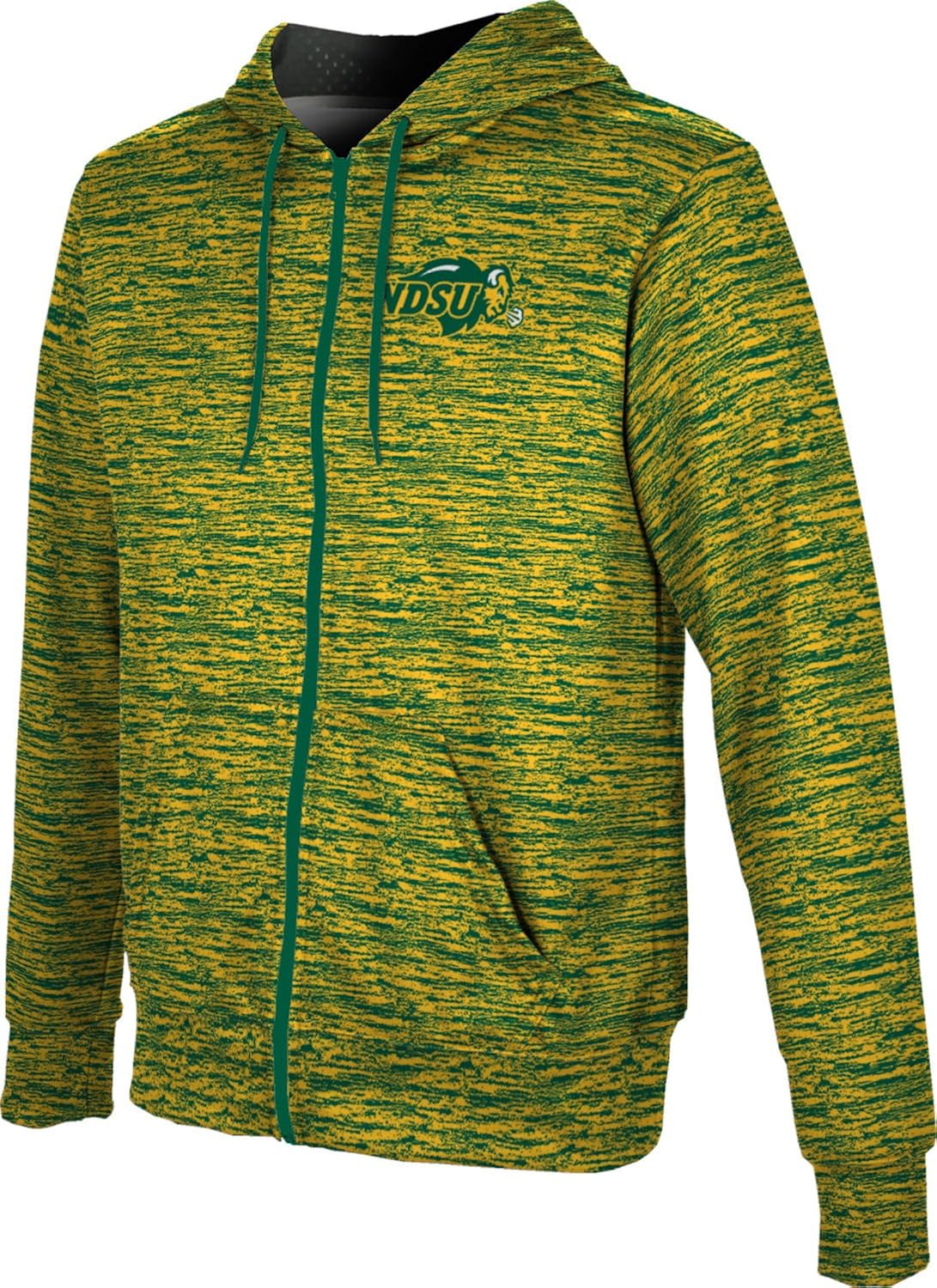 North Dakota State University Men's Zipper Hoodie, School Spirit