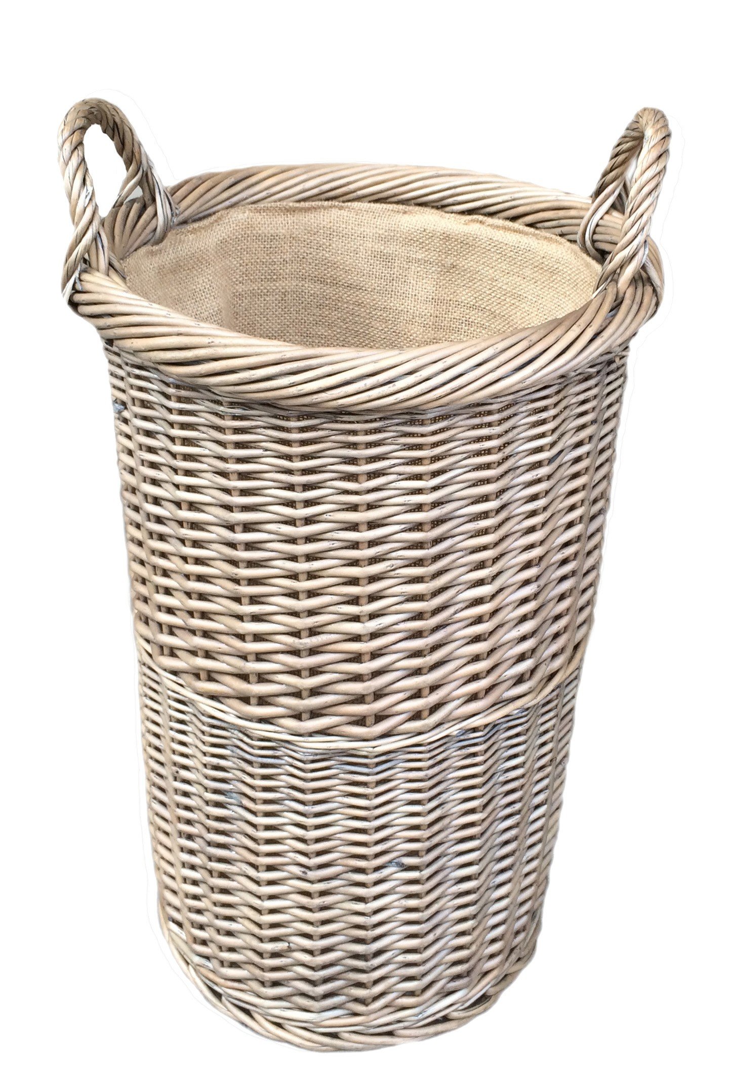 Red Hamper Antique Wash Umbrella Stand, wicker, Brown, 30 x 30 x 50 cm
