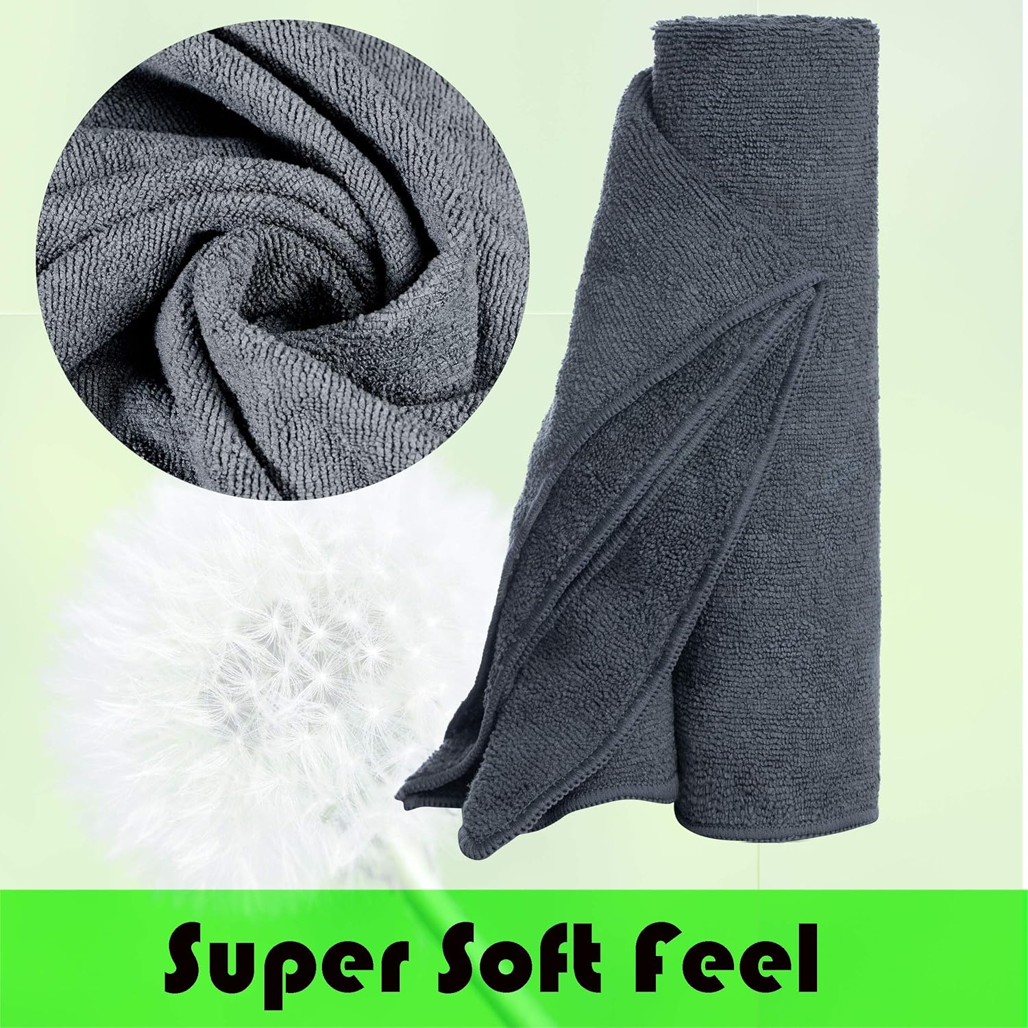 Microfiber Travel Towel - Ultra Soft Fast Dry Towel, Compact and Light Super Quick Absorbent Towel, Ideal for Camping, Beach, Swimming, Gym, Sports, Fitness, Backpacking, Yoga, Shower, Bath, Hiking: Kitchen & Dining