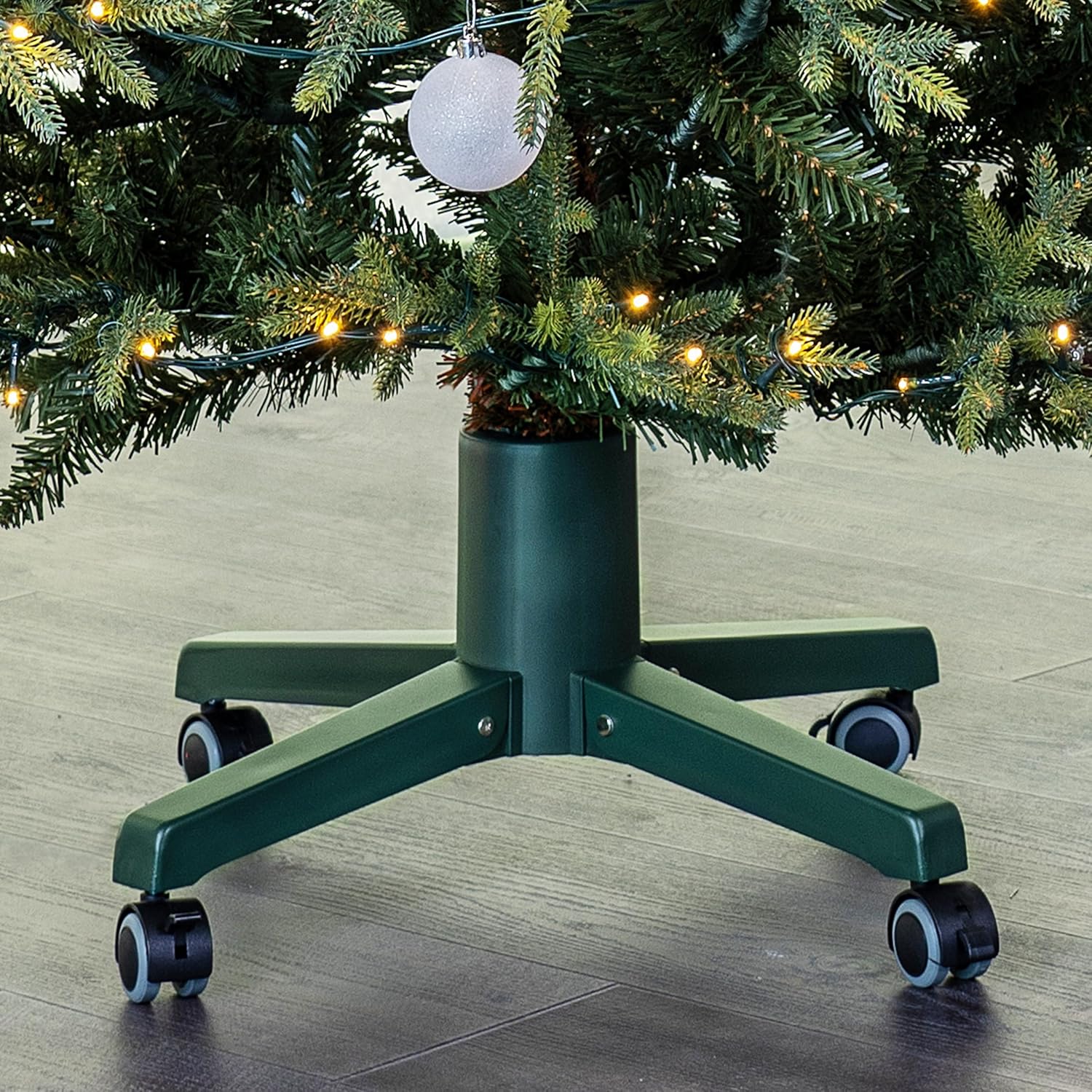 Tree Stands - Blissun Christmas Tree Stand for Artificial Christmas Trees, Artificial Christmas Tree Holder with Movable Wheels, Xmas Tree Stand