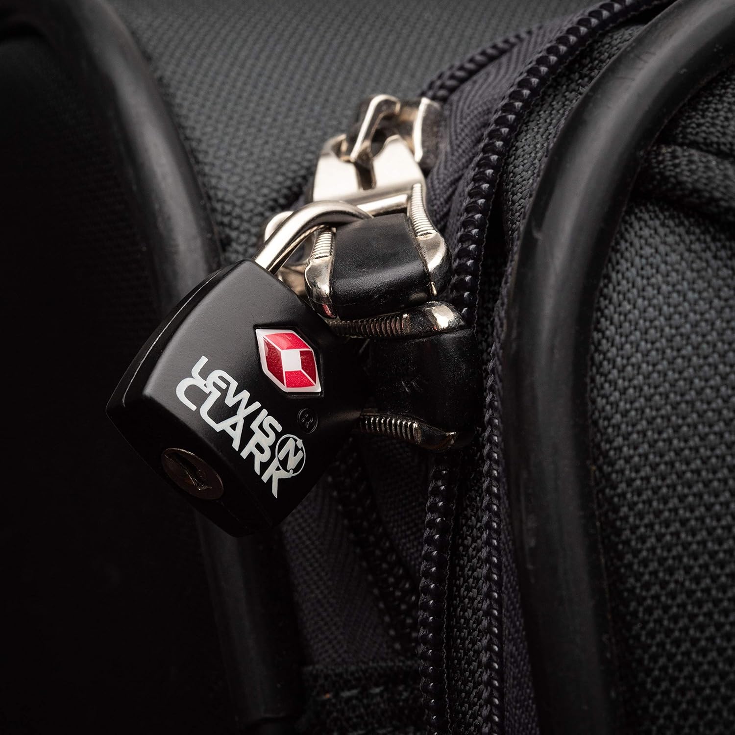  | Lewis N. Clark Travel Sentry TSA Lock + Mini Padlock for Luggage Suitcase, Carry On, Backpack, Laptop Bag, Purse, Airport, Hotel & Gym (Includes 4 Keys), 2-Pack, Black | Luggage Locks