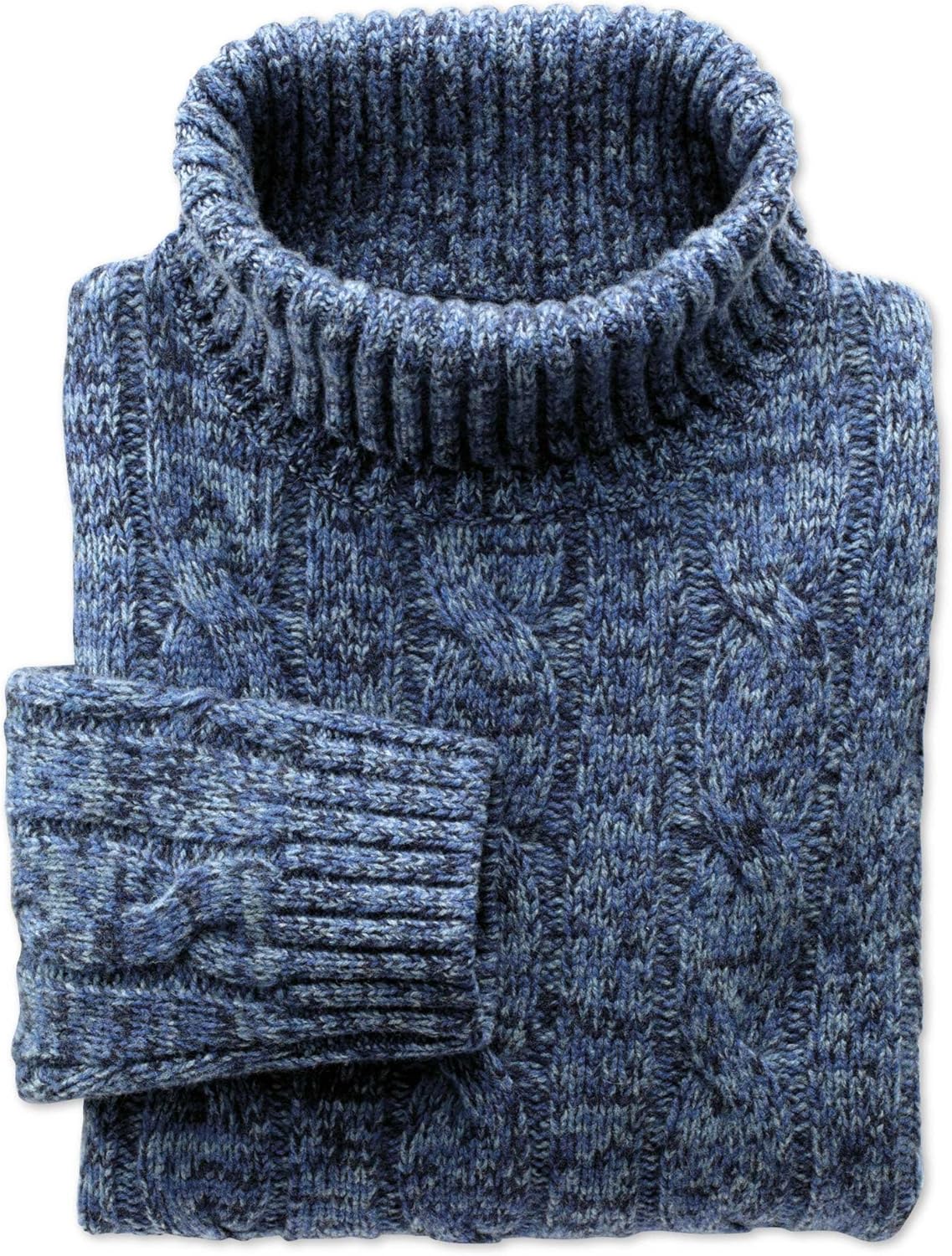 Blue Mouline Roll Neck Wool Jumper Size XXXL by Charles Tyrwhitt: Amazon.co.uk: Clothing