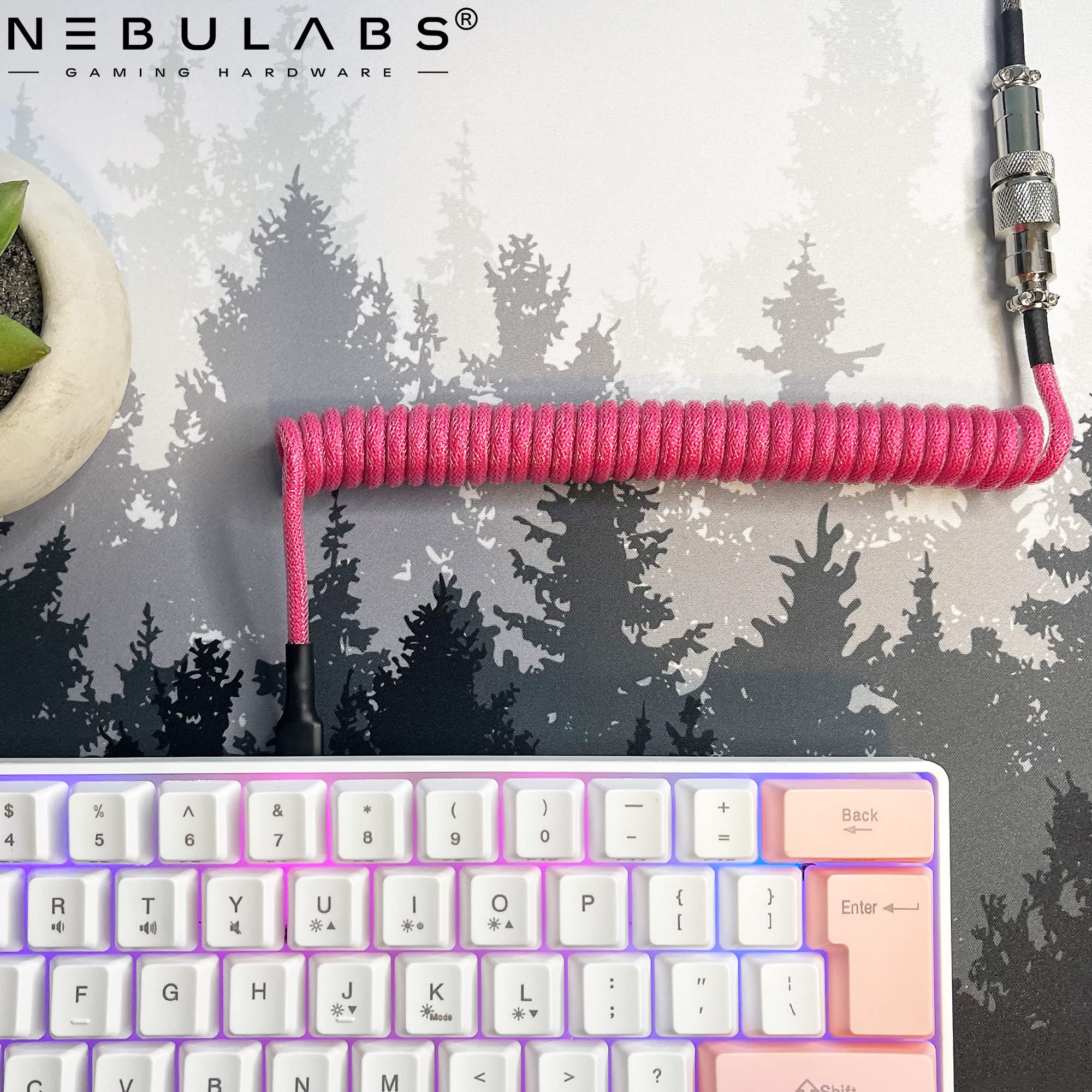 Mua 5ft Keyboard Cable Gaming PC's Mechanical Aviator Classic Coiled ...