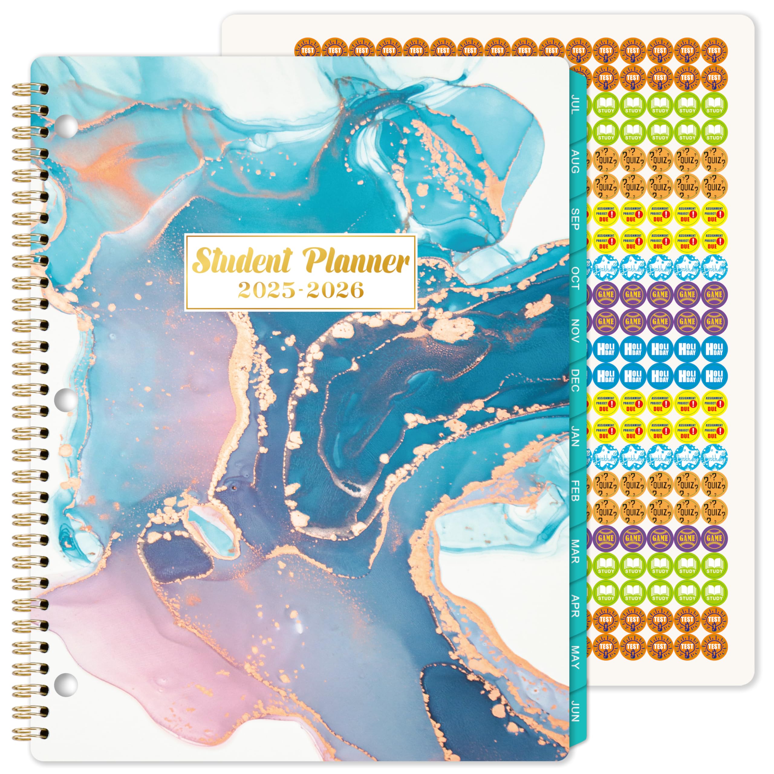 Mua Student Planner 2025-2026 - School Planner with Stickers, July 2025 ...