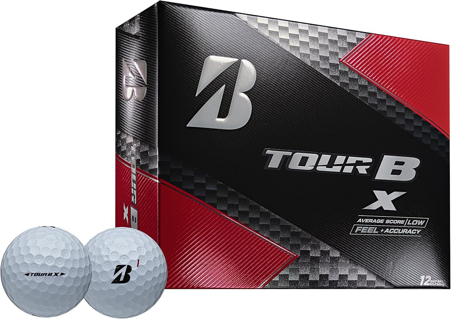 Bridgestone Golf Tour B X Golf Balls, White (One Dozen) 760778082980