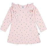 Gerber Baby Girls' Toddler Long Sleeve Dress with Ruffle Detail