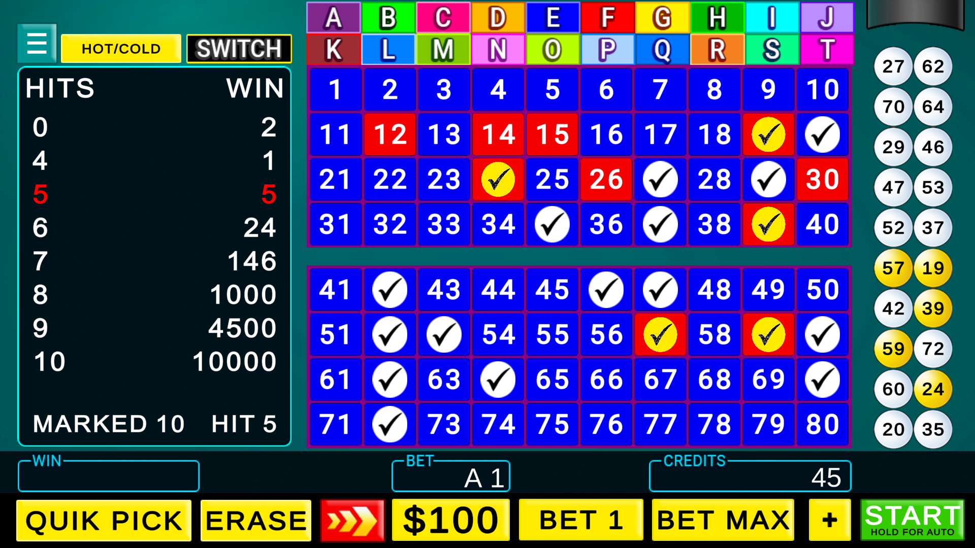 Multi Card Keno for Android