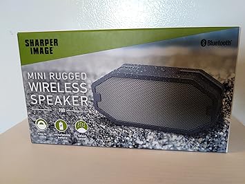 sharper image mini outdoor wireless speaker sbt 703