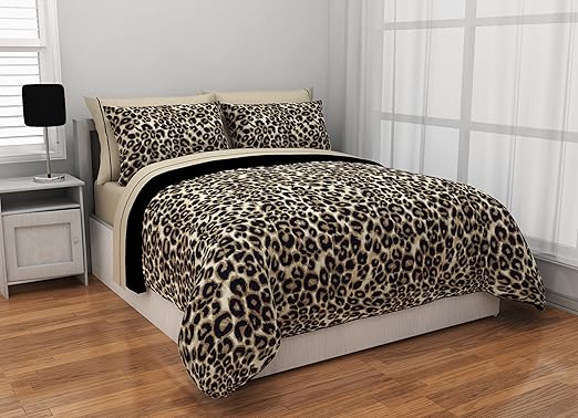 Amazon Com Rock Your Room Animal Print Reversible Bed In A Bag