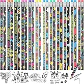 100 Pcs Motivational Pencils Bulk, Fun Inspirational School Pencils for Classroom, Cute Wood Pencils with Encourage Positive Sayings, Back to School Supplies for Kids Student Teacher Classroom Reward