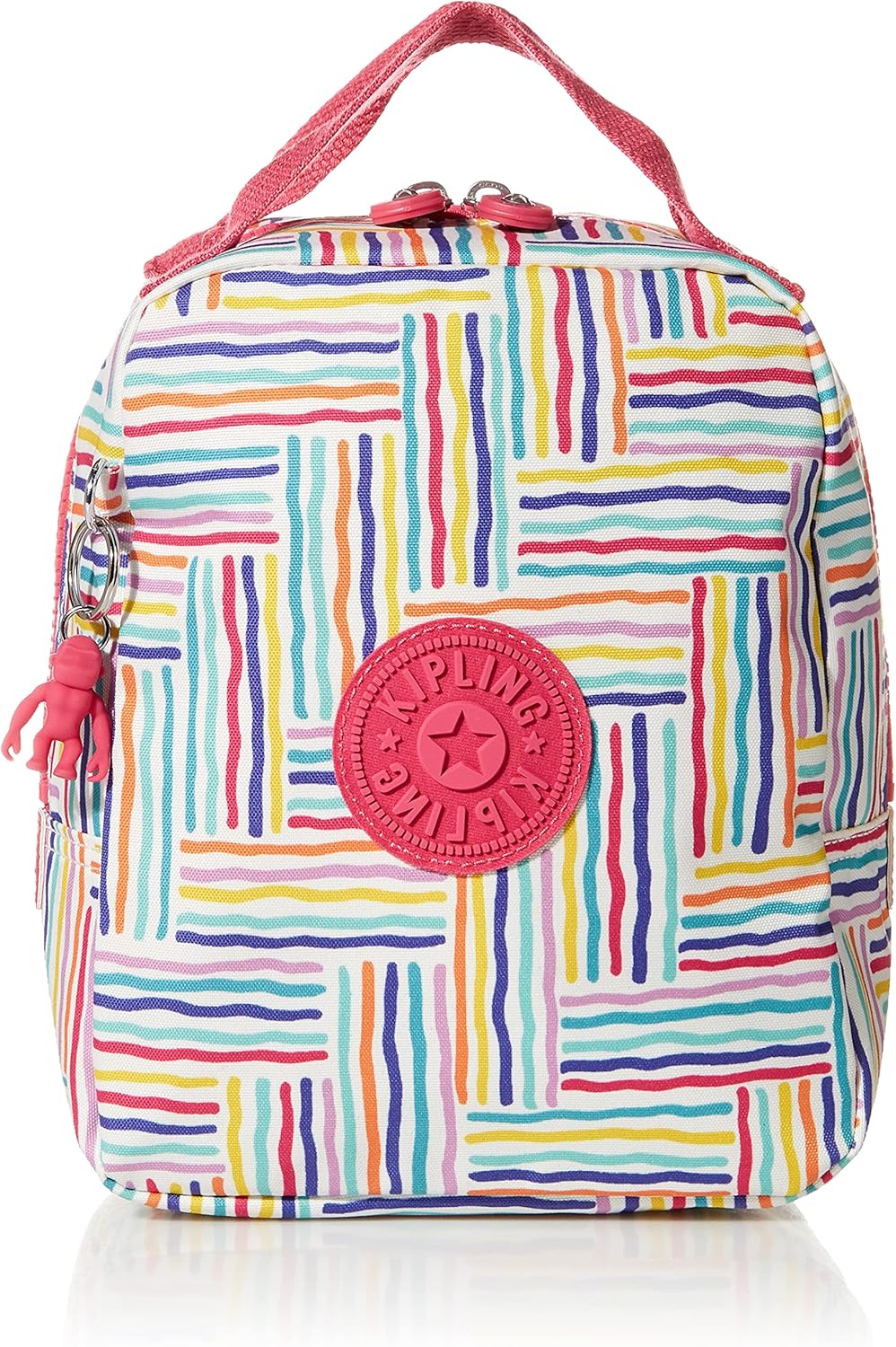 Kipling womens Lyla insulated lunch bag, Candy Lines, Small US Amazon
