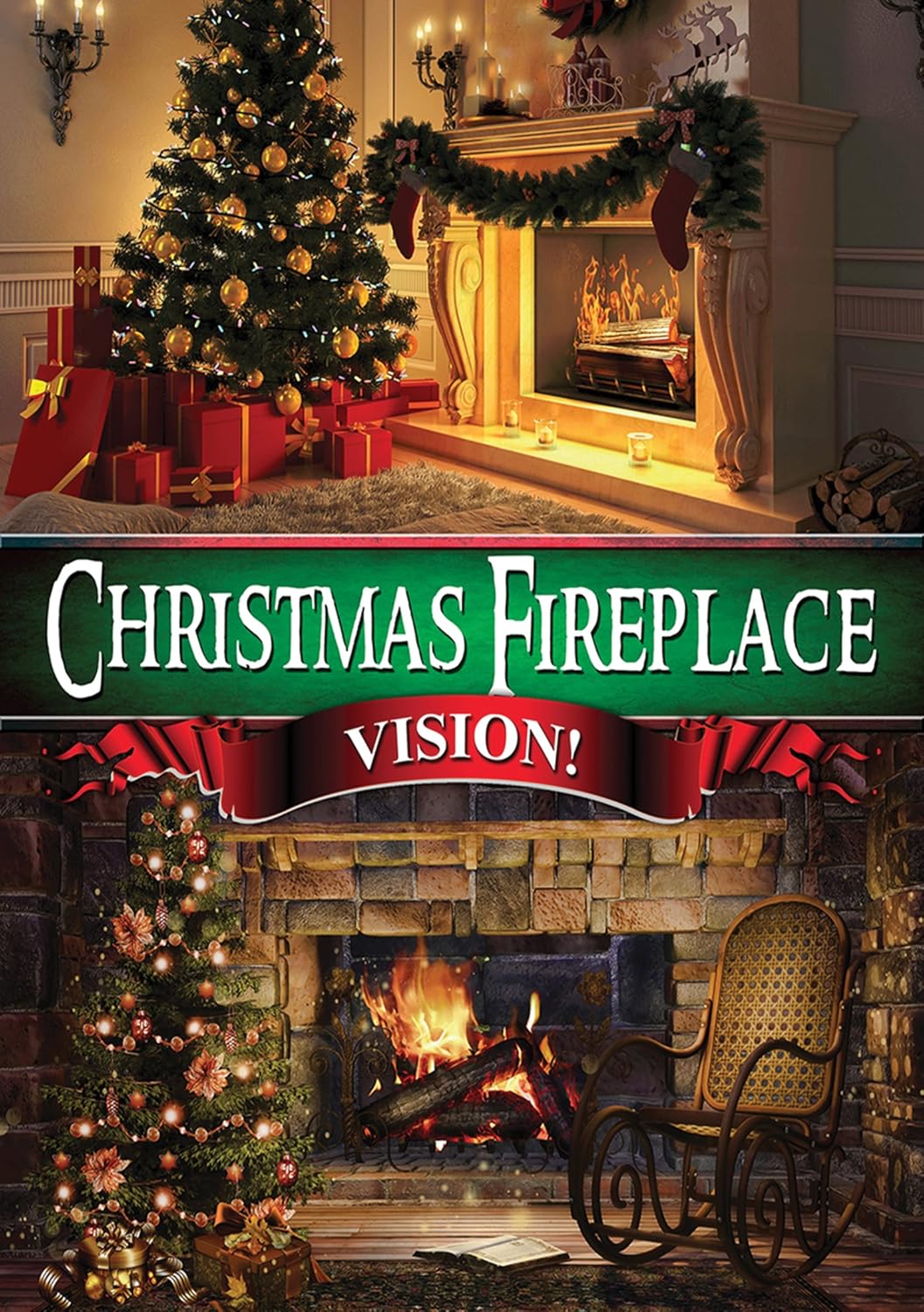 Enjoy christmas around the fireplace Christmas Fireplace Video Loop Download - Fireplace World