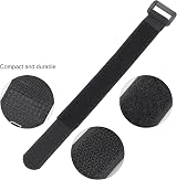 Wisdompro Hook and Loop Cable Straps 20 Pack 0.8 x 8 Inches view 4